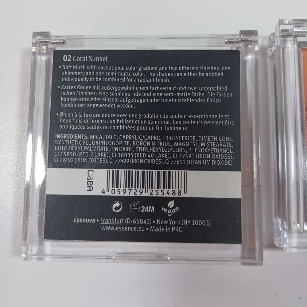 Essence Blush Lighter 02 CORAL SUNSET Lot‎ Of 2